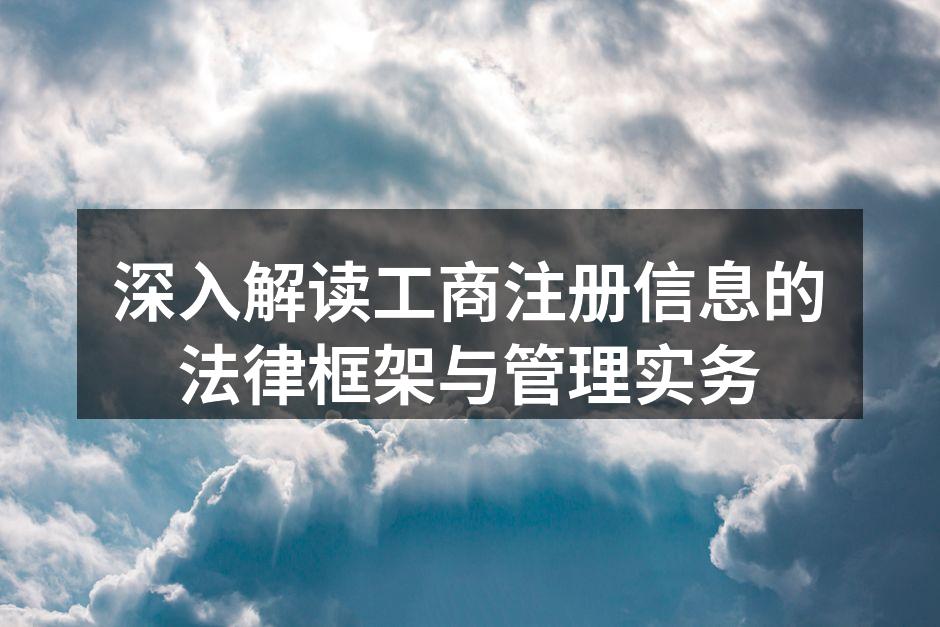 工商注册流程示意图