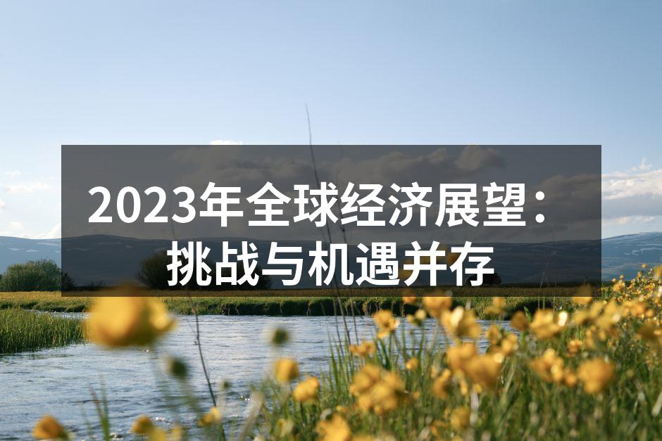 2023年全球经济展望：挑战与机遇并存